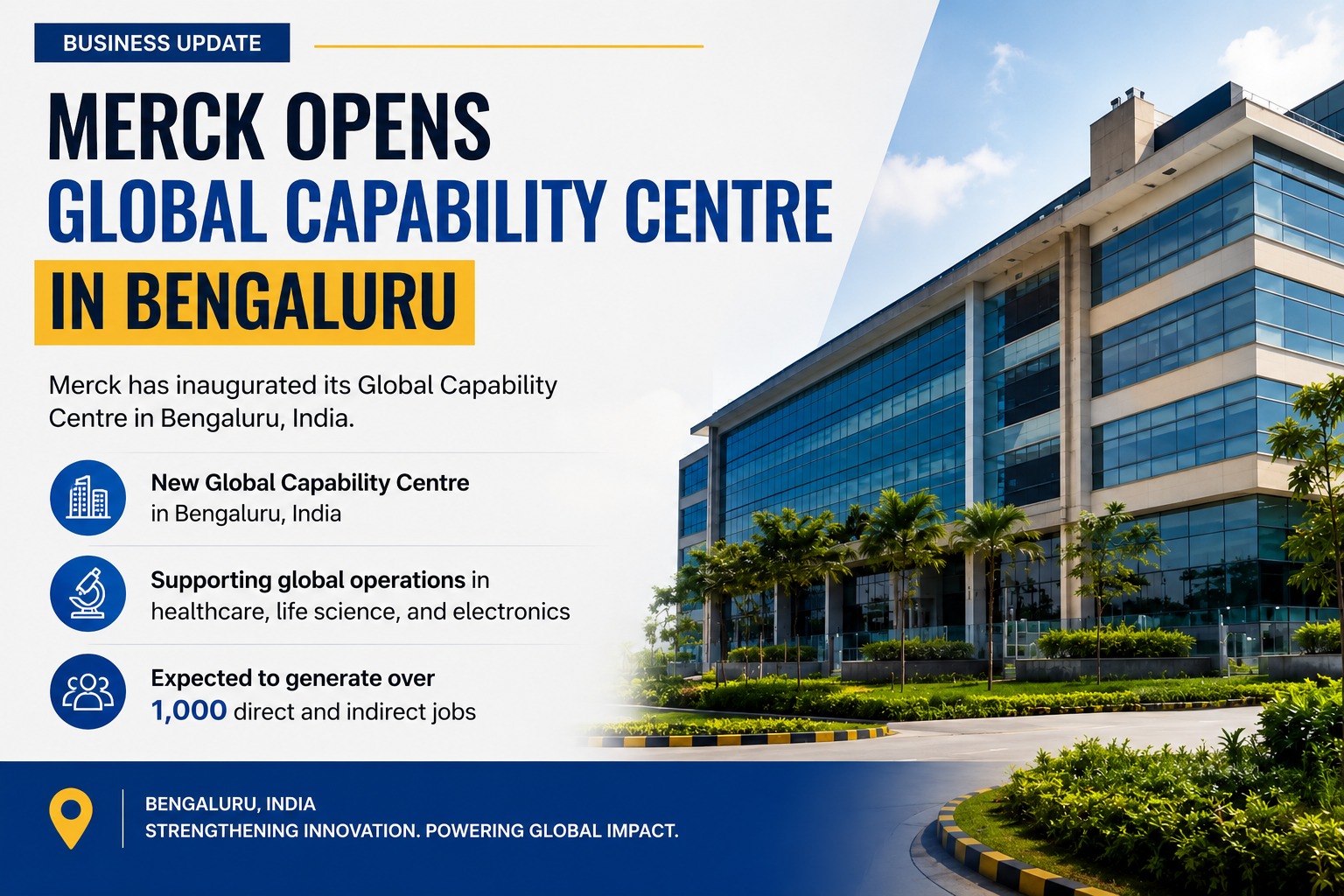Merck Opens Global Capability Centre In Bengaluru