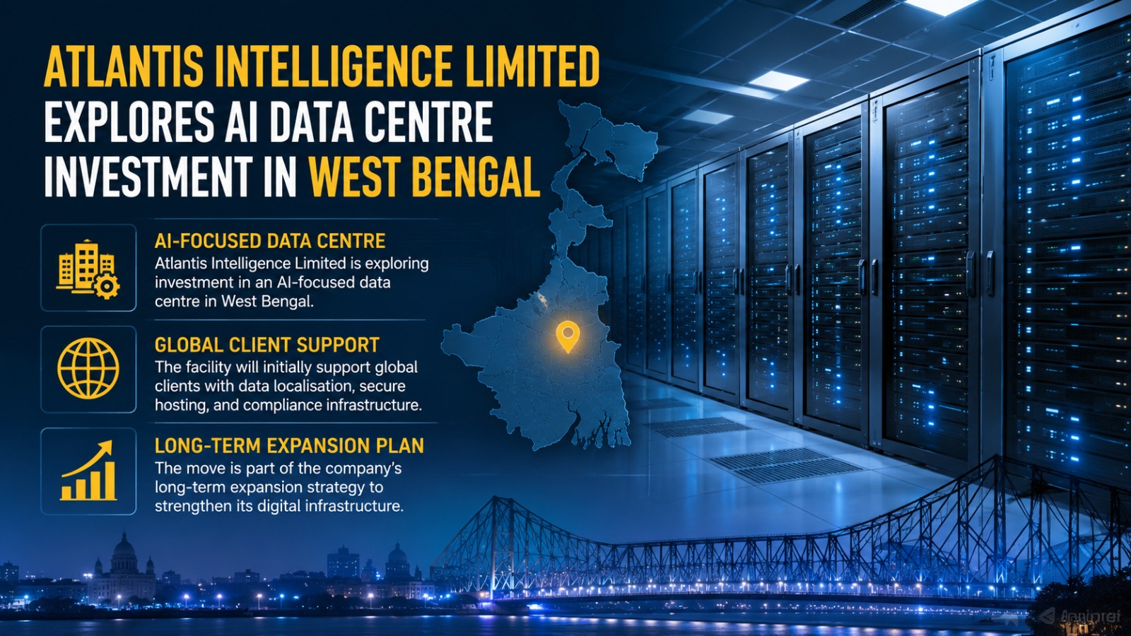 Atlantis Intelligence Limited Explores AI Data Centre Investment In West Bengal
