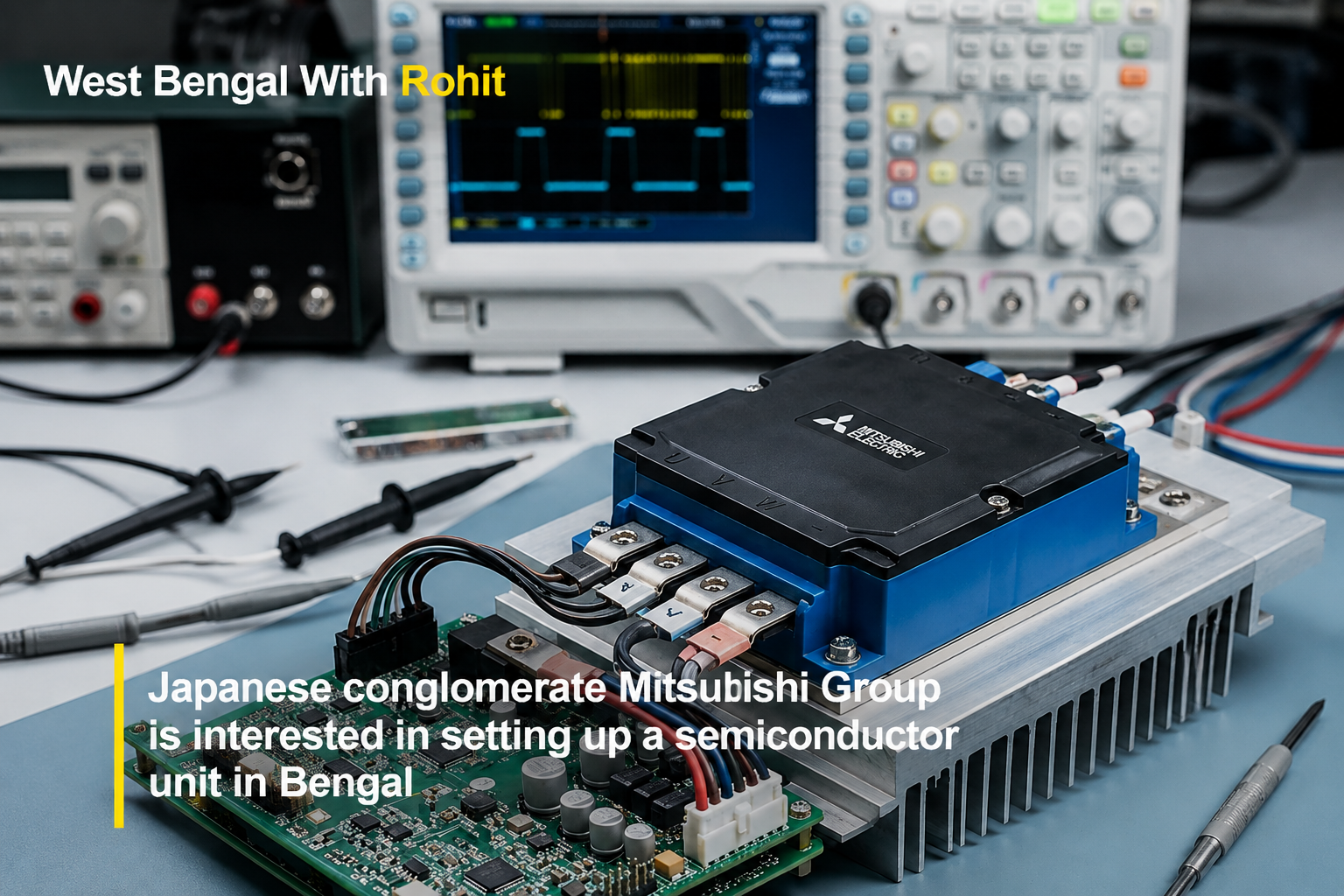 Japanese conglomerate Mitsubishi Group is interested in setting up a semiconductor unit in Bengal