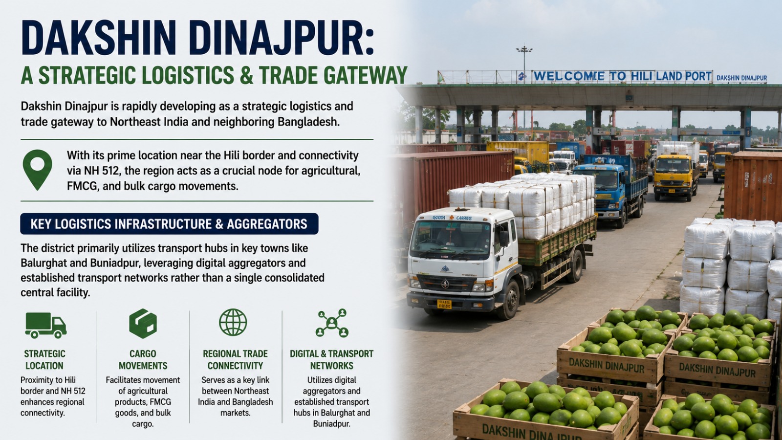 Dakshin Dinajpur: A Strategic Logistics & Trade Gateway