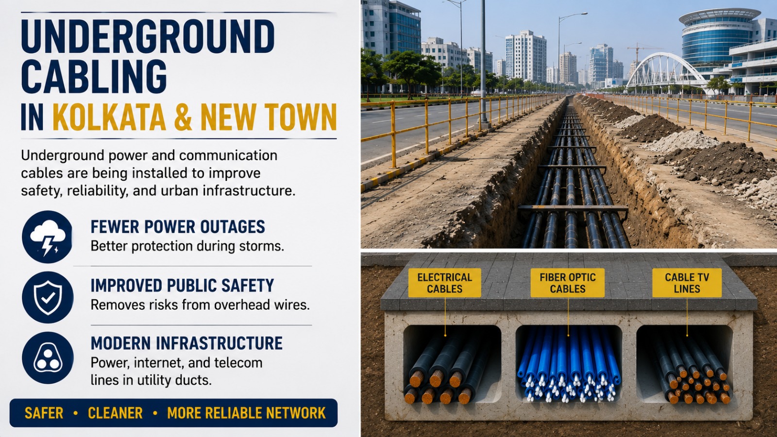 Underground Cabling In Kolkata & New Town