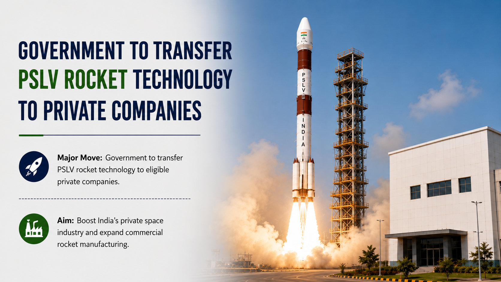 Government To Transfer Pslv Rocket Technology To Private Companies